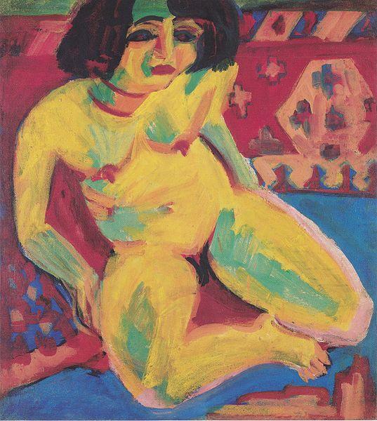 Ernst Ludwig Kirchner Frauenakt (Dodo) oil painting image